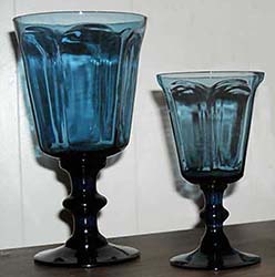 Blue Lenox Goblets