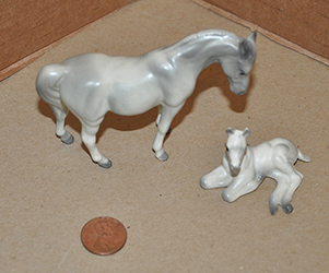 Mini Mare & Foal with Penny