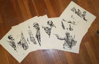 German Soldier Prints